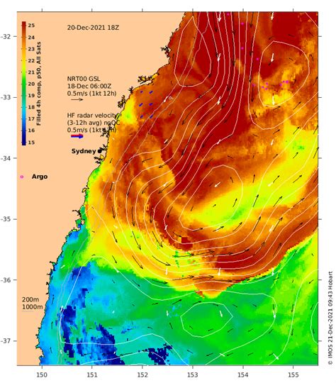 East Australian Current Brings the Christmas Warmth | Swellnet Analysis ...