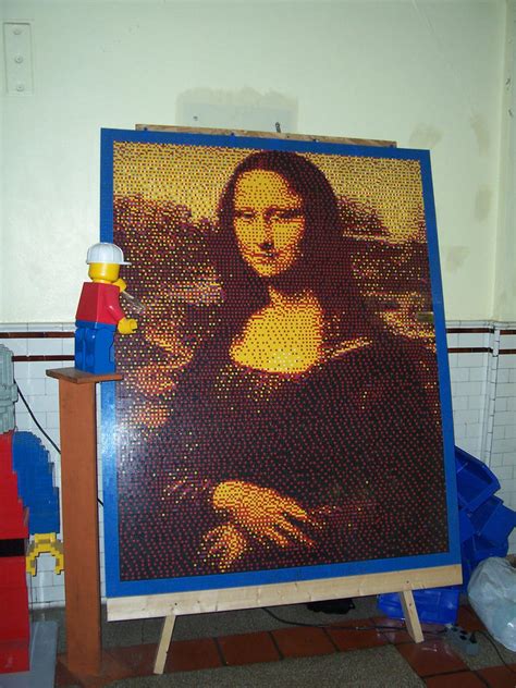 LEGO Mona Lisa by Andrewnuva199 on DeviantArt