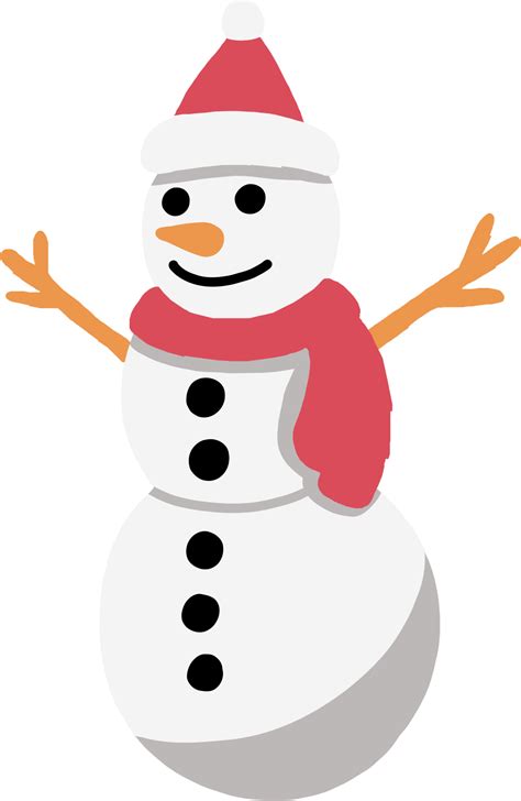 doodle freehand sketch drawing of a snowman. christmas festival concept ...