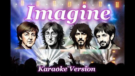 Imagine The Beatles (Karaoke Version) - YouTube