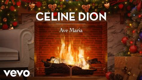 Céline Dion - Ave Maria (These Are Special Times Yule Log Edition ...