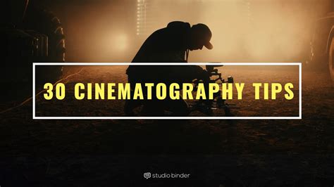 30 Best Cinematography Techniques & Tips You Didnt Learn in Film School ...