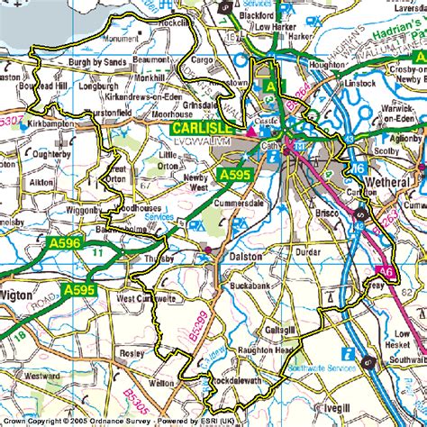 Eric Martlew - Map of the Carlisle Constituency