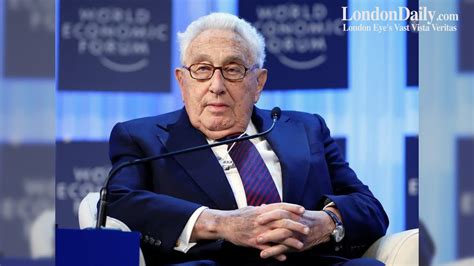 Henry Kissinger, the influential American diplomat, Nobel Peace Prize ...