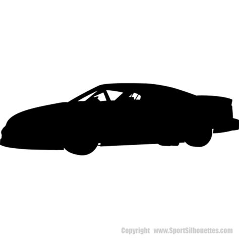 NASCAR WALL SILHOUETTE RACECAR (NASCAR Wall Decals) Nascar Silhouette Wall Decor