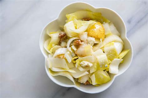 Endive Salad with Walnuts, Pears, and Gorgonzola Recipe