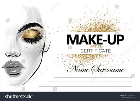 2,814 Makeup Certificate Images, Stock Photos, and Vectors | Shutterstock