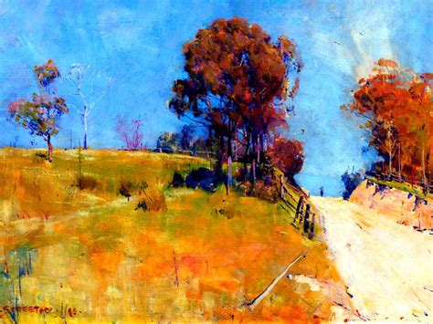 ARTHUR STREETON (1867/1943), AUSTRALIAN PAINTER – The shades of the ...