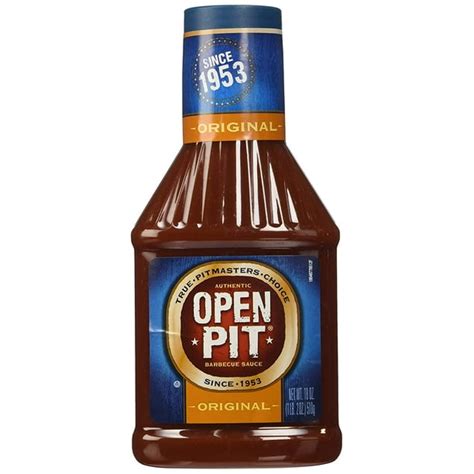 Open Pit Barbecue Sauce Ingredients - Open Pit Hickory Barbecue Sauce 18 Oz Metro Market : While ...