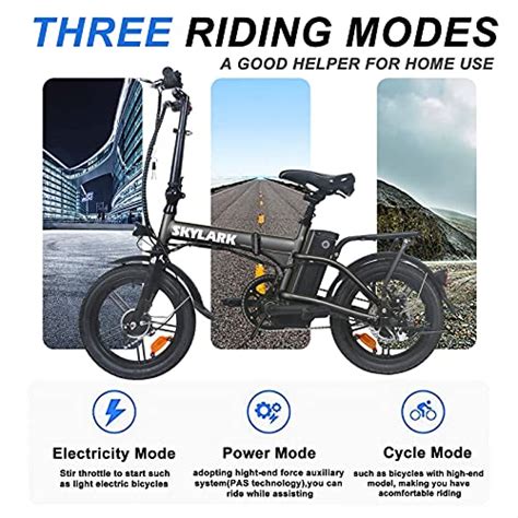 NaKto Folding Electric Commuter Bike, 16'' City Ebike for Adults with ...