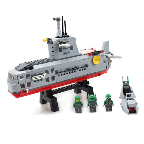 Explorer Submarine Naval Building Block Toy - Compatible With Lego Bricks - Blocks