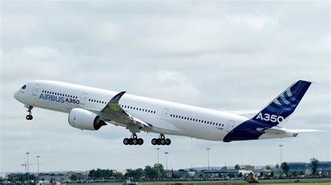 Airbus A350 Takes Off In Maiden Test Flight | Business News | Sky News