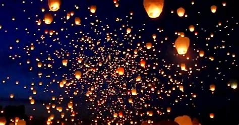 Trick Mix: Thousands of Sky Lanterns Light the Night