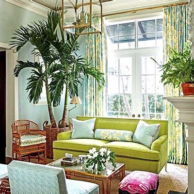 Lush Living with Tropical Living Room Decor - Coastal Decor Ideas and Interior Design ...