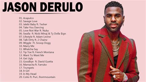 JASON DERULO Greatest Hits Full Album 2022 - Best Songs Of JASON DERULO - YouTube