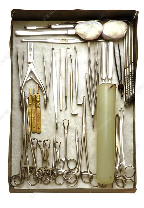 Instruments used in orthopedic surgery - Stock Image - M390/0912 - Science Photo Library