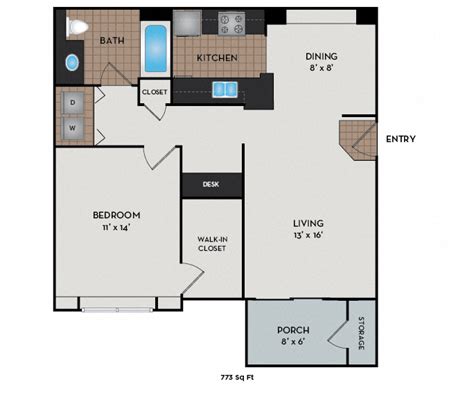 Floor Plans | Denver, CO Affordable Apartments | Highland Crossing and Highland Square