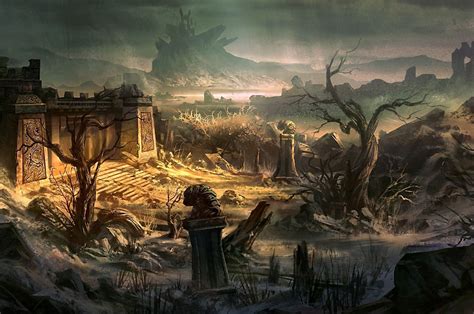 Fantasy Castle Ruins: A Stunning HD Wallpaper Experience