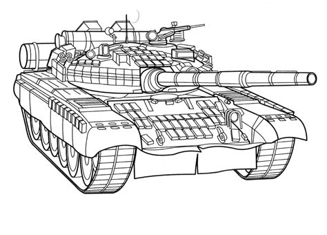 Army Tanks Coloring Pages