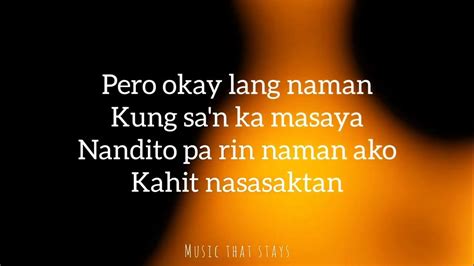 Kung San Ka Masaya (Lyrics) | Bandang Lapis - YouTube