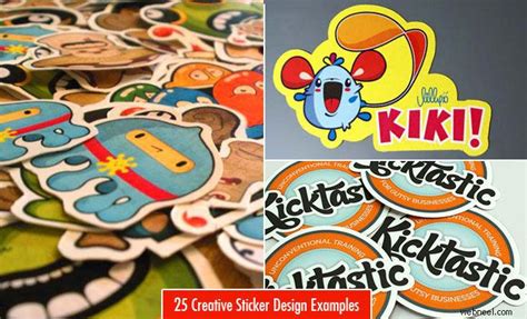 25 Creative Sticker Design examples for your inspiration http://webneel ...