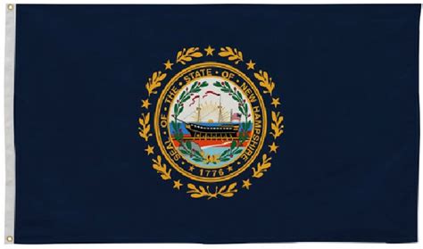 New Hampshire State Flag 3' x 5' | New Hampshire Flag | State of New ...