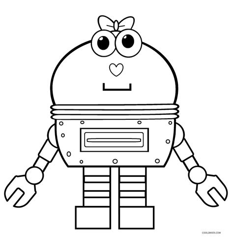 Free Printable Robot Coloring Pages For Kids | Cool2bKids