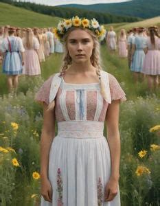 Midsommar Costume Fancy Dress. Face Swap. Insert Your Face ID:855521