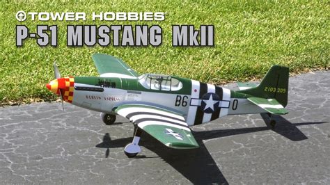 Tower Hobbies P-51B Mustang Berlin Express EP Rx-R 40" - YouTube