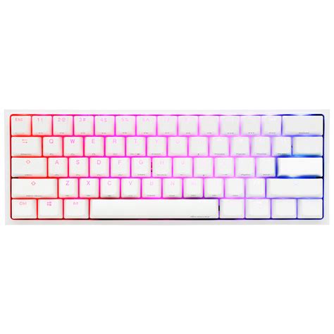 Ducky Channel One 2 Mini RGB White (Cherry MX RGB Brown) - Keyboard ...