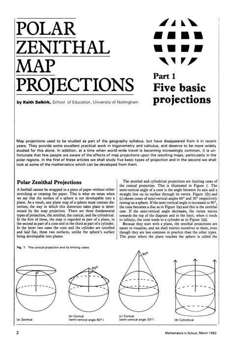 Polar Zenithal Map Projections - DocsLib