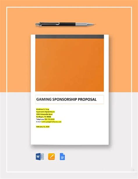 FREE Blank Proposal Template - Download in Word, Google Docs, PDF, Illustrator, Photoshop, Apple ...