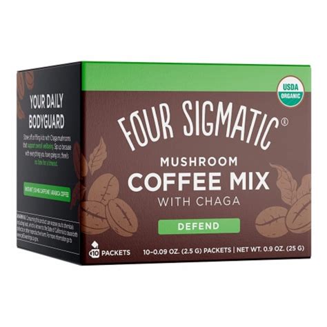 Four Sigmatic Protect Chaga & Cordyceps Mushrooms Organic Instant Coffee, 10 ct - Kroger