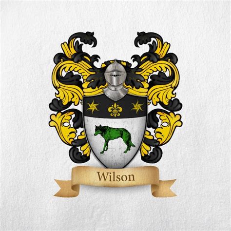 Wilson Family Crest Print | Etsy