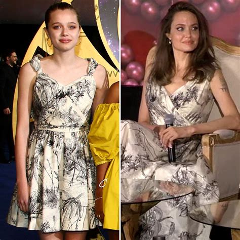 Shiloh Jolie-Pitt Stuns in Printed Dress at London ‘Eternals’ Premiere ...