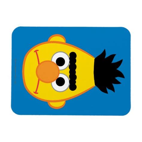 Bert Angry Face Magnet | Zazzle