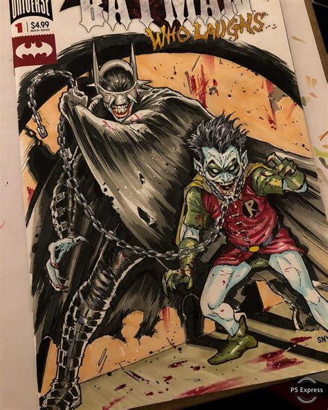 Homage cover of the classic Batman #9 cover with The Batman Who Laughs ...