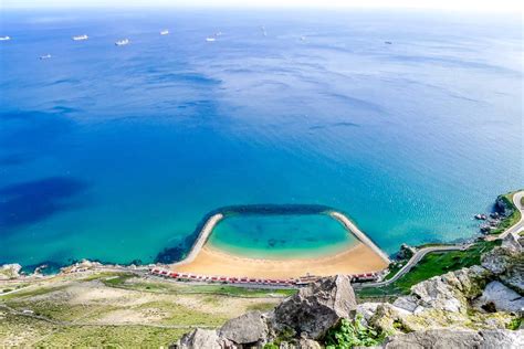 Beach weather in Sandy Bay, Gibraltar in August