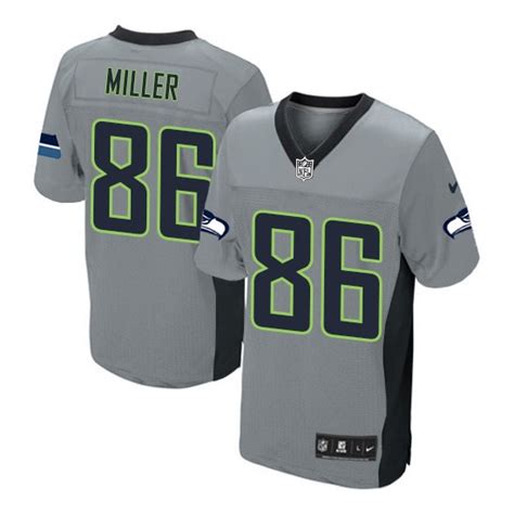 Zach Miller Limited Grey Shadow Jersey - Zach Miller Premier Jersey