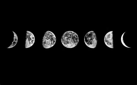 Fases de la luna lunar. grafía Luna, Tumblr, Estética Pagana fondo de ...