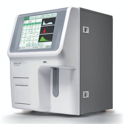 Haematology Analyzer 1 Fully Automatic 3 Part Hematology Analyser KT-6400, User Input: Touch at ...