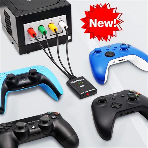 Ngc Blueretro Wireless Controllers Adapter For Nintendo Gamecube ...