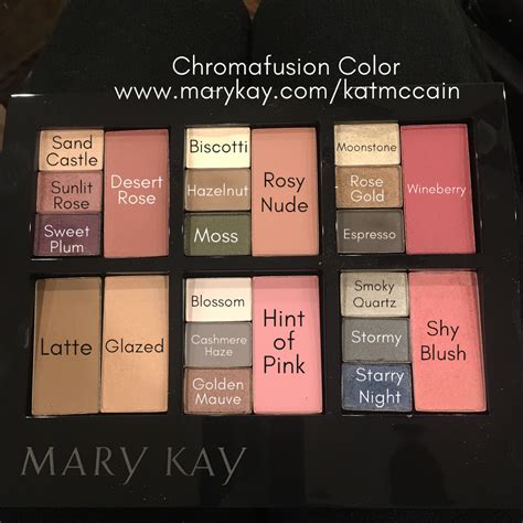 A chromafusion palette showcasing simple color looks that will look great together and fit into ...