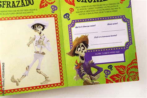 Children's activity magazine with the theme of the movie Coco. Disney ...