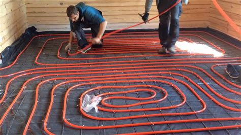 Underfloor Heating Installation - YouTube