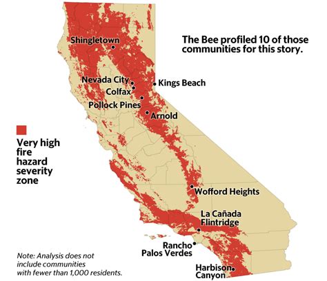 These CA cities face severe wildfire risks, similar to Paradise | Sacramento Bee