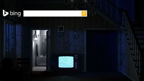 Bing Gets In On The Halloween Spirit With Homepage Horror Homages