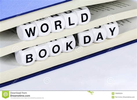 Text Reading WORLD BOOK DAY Stock Photo - Image of reading, concept ...