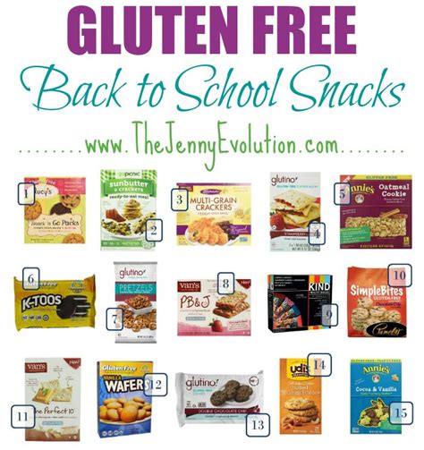 Gluten Free Snacks Perfect for Back to School