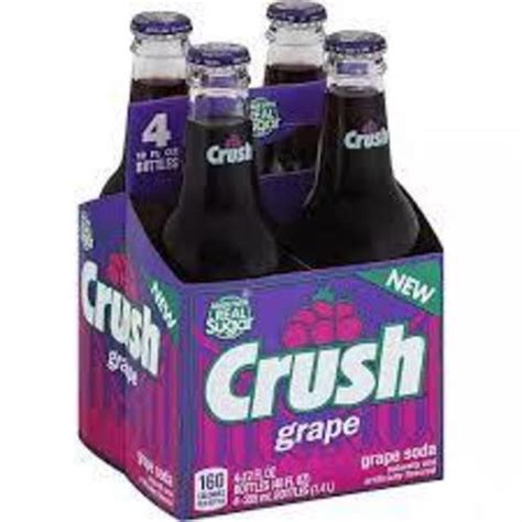 Crush Soda • Grape 4pk / 12oz